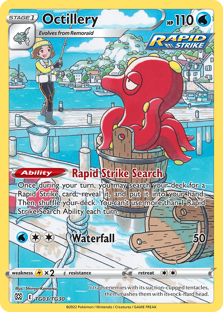Octillery — Brilliant Stars Trainer Gallery #TG03