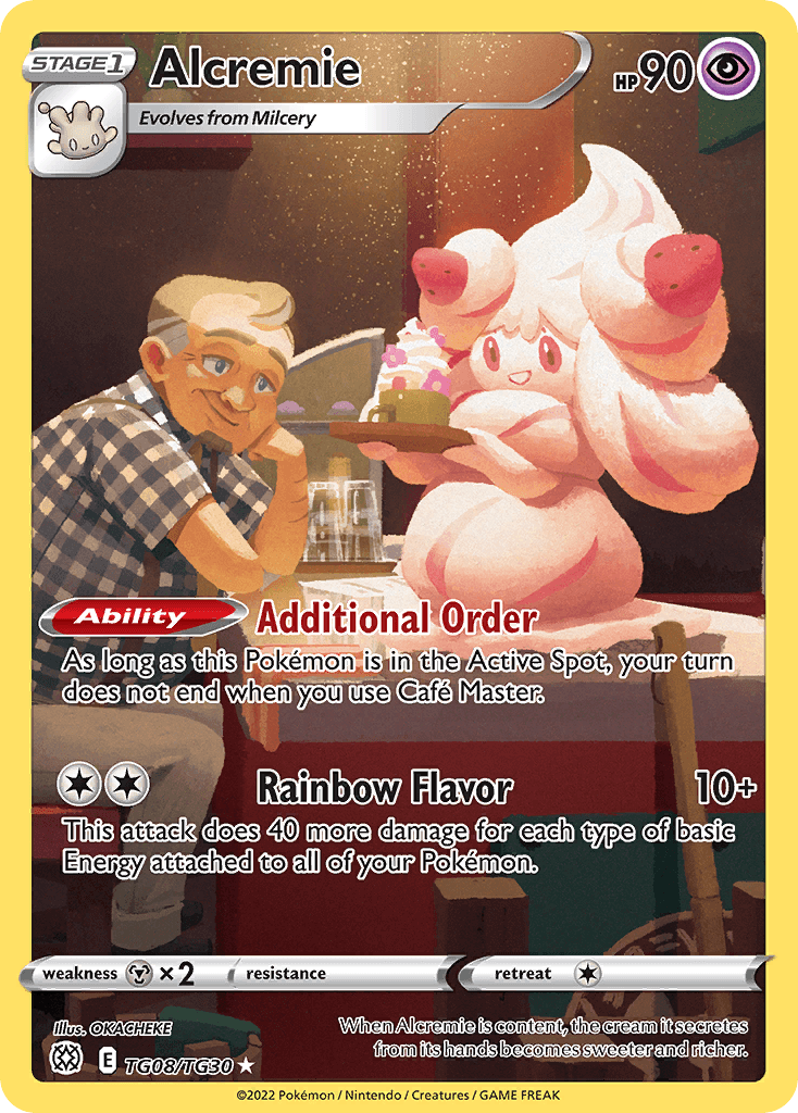 Alcremie — Brilliant Stars Trainer Gallery #TG08