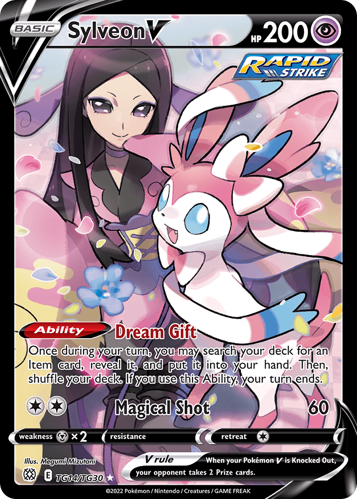 Sylveon V — Brilliant Stars Trainer Gallery #TG14