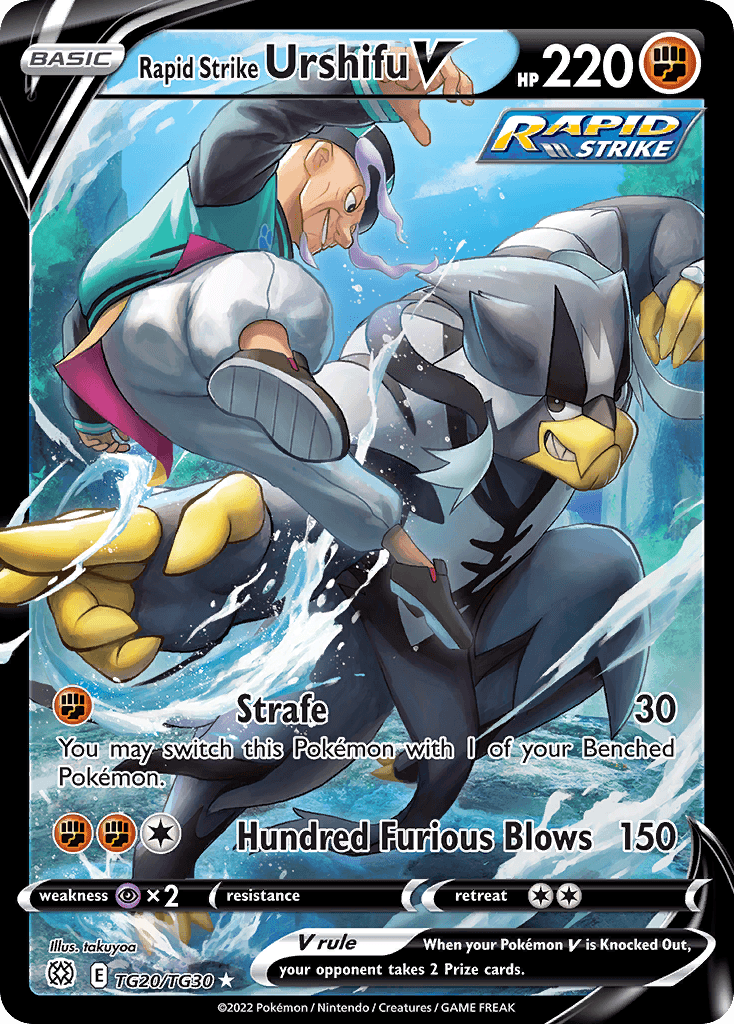 Rapid Strike Urshifu V — Brilliant Stars Trainer Gallery #TG20
