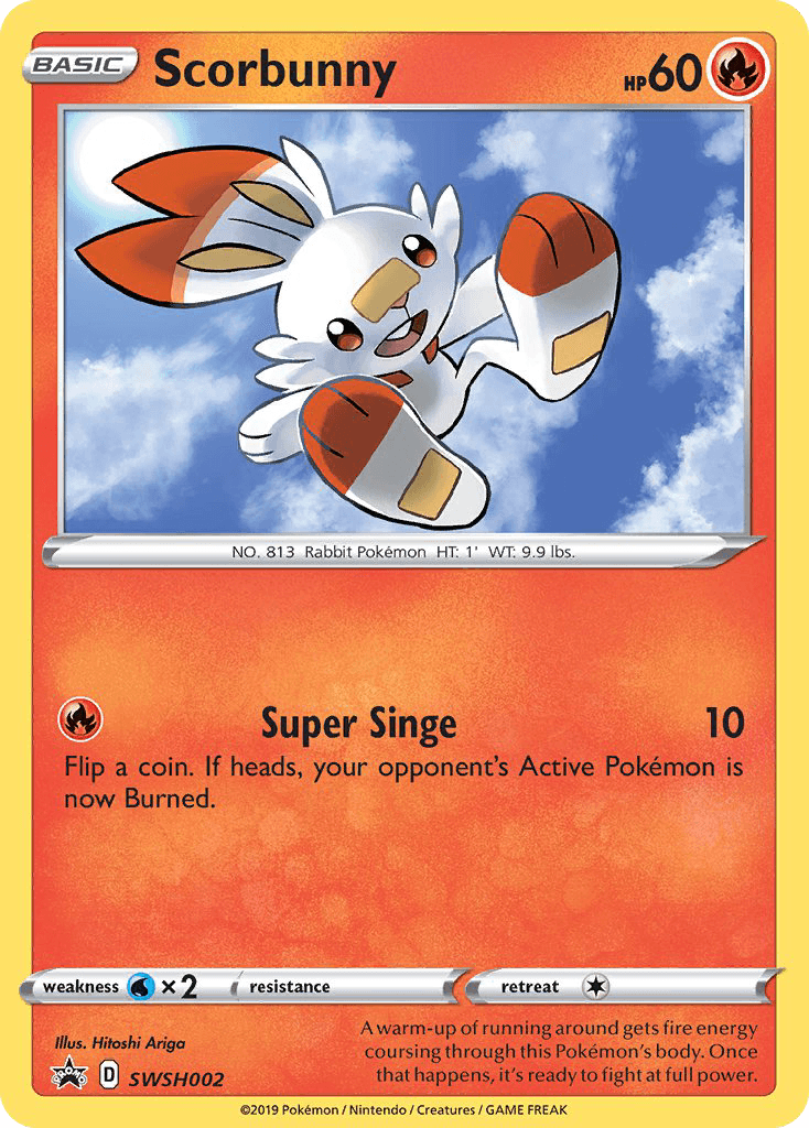 Scorbunny — SWSH Black Star Promos #SWSH002