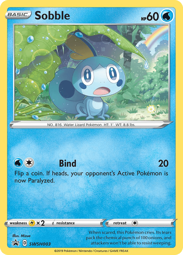 Sobble — SWSH Black Star Promos #SWSH003