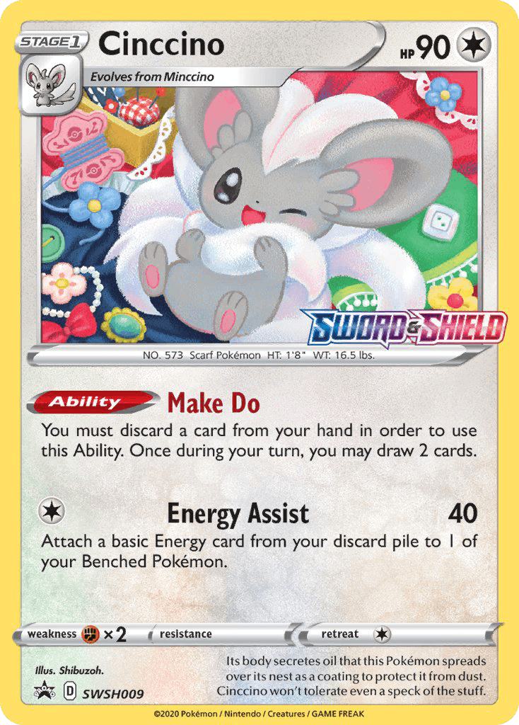 Cinccino — SWSH Black Star Promos #SWSH009