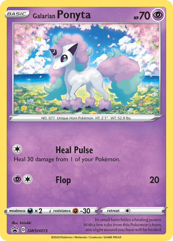 Galarian Ponyta — SWSH Black Star Promos #SWSH013