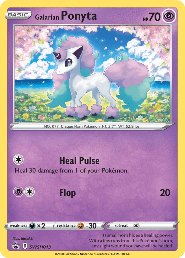Galarian Ponyta — SWSH Black Star Promos #SWSH013