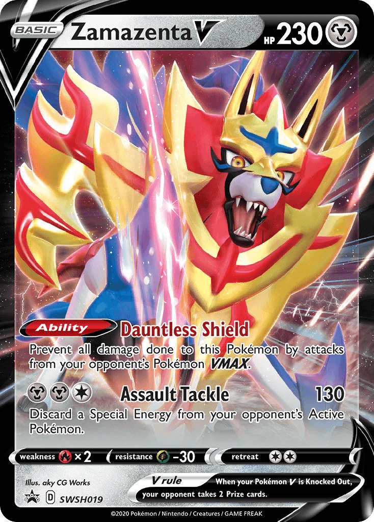 Zamazenta V — SWSH Black Star Promos #SWSH019