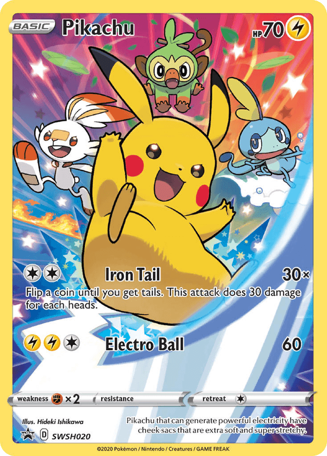Pikachu — SWSH Black Star Promos #SWSH020