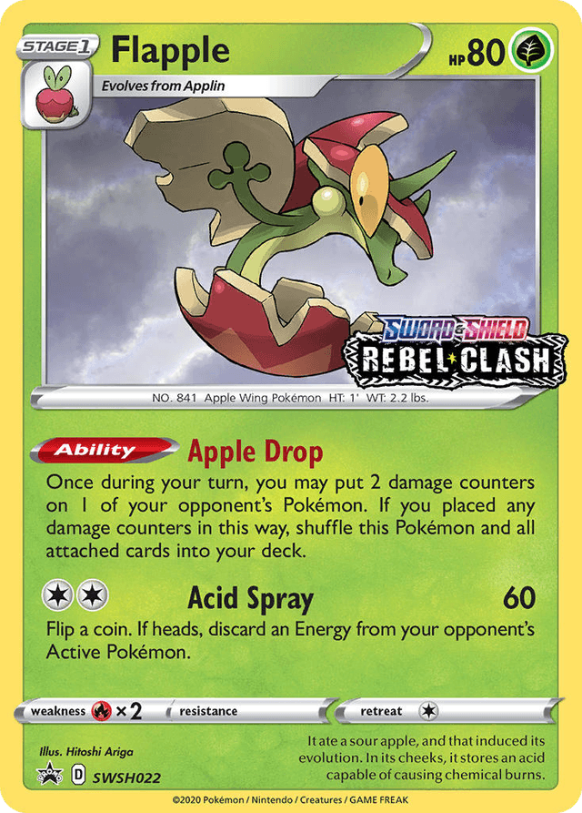 Flapple — SWSH Black Star Promos #SWSH022