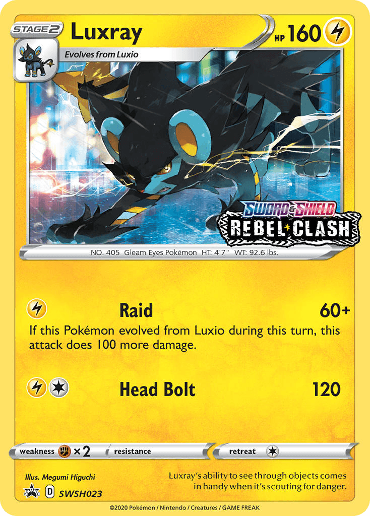 Luxray — SWSH Black Star Promos #SWSH023