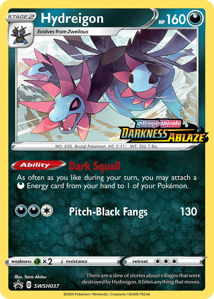 Hydreigon — SWSH Black Star Promos #SWSH037