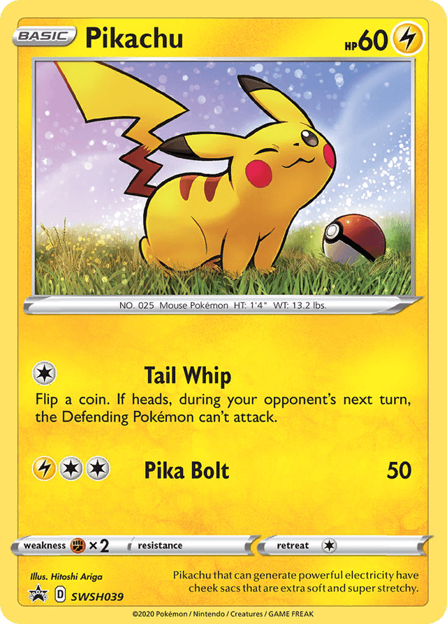 Pikachu — SWSH Black Star Promos #SWSH039