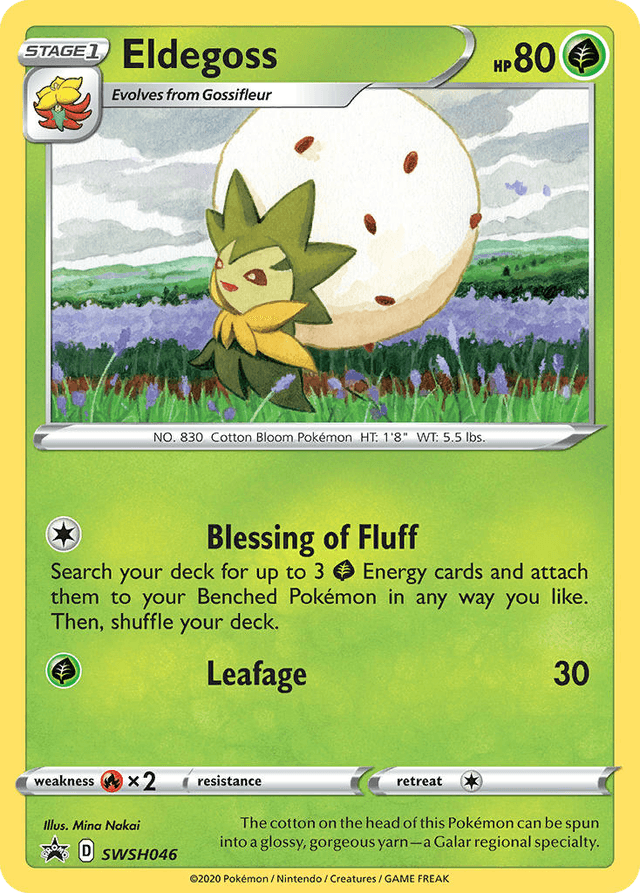 Eldegoss — SWSH Black Star Promos #SWSH046