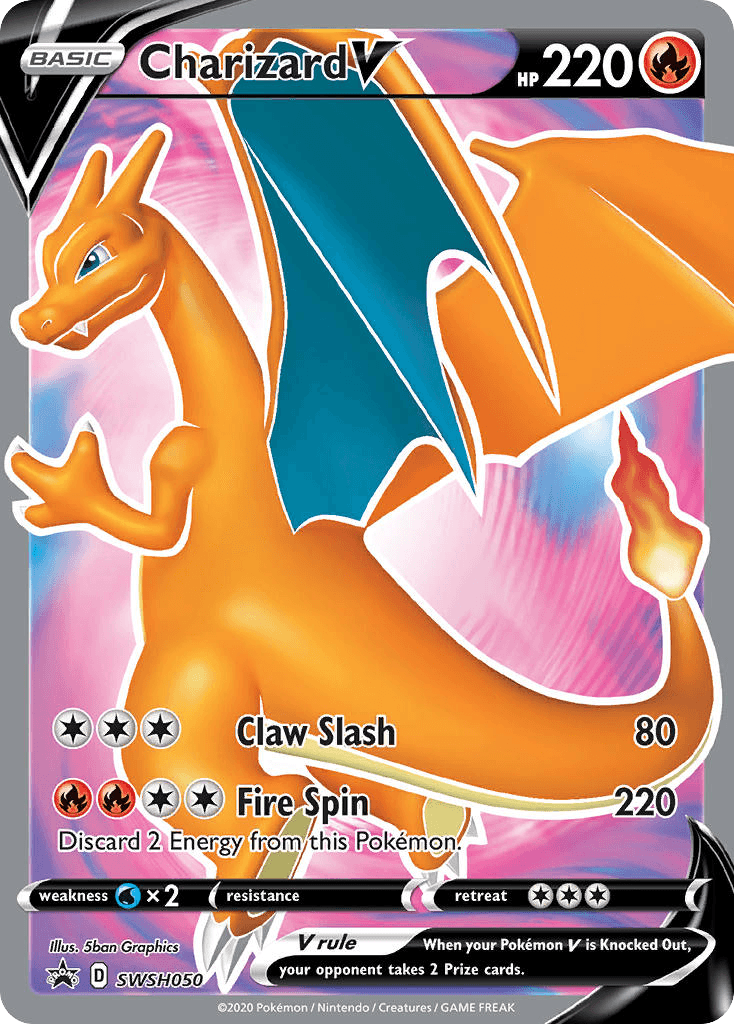 Charizard V — SWSH Black Star Promos #SWSH050