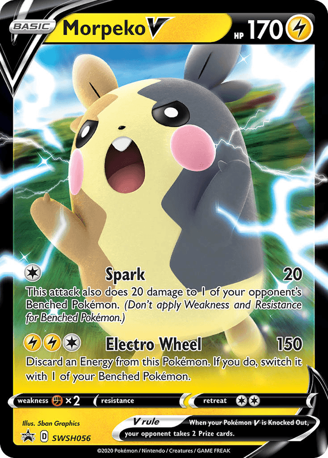 Morpeko V — SWSH Black Star Promos #SWSH056
