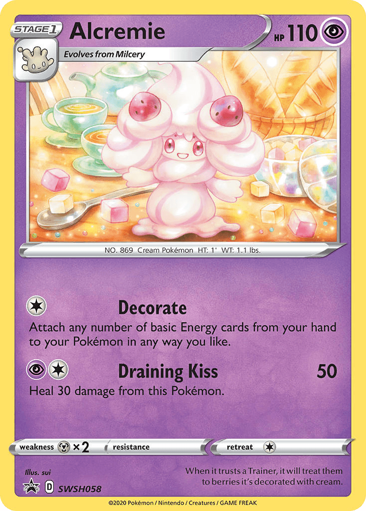 Alcremie — SWSH Black Star Promos #SWSH058