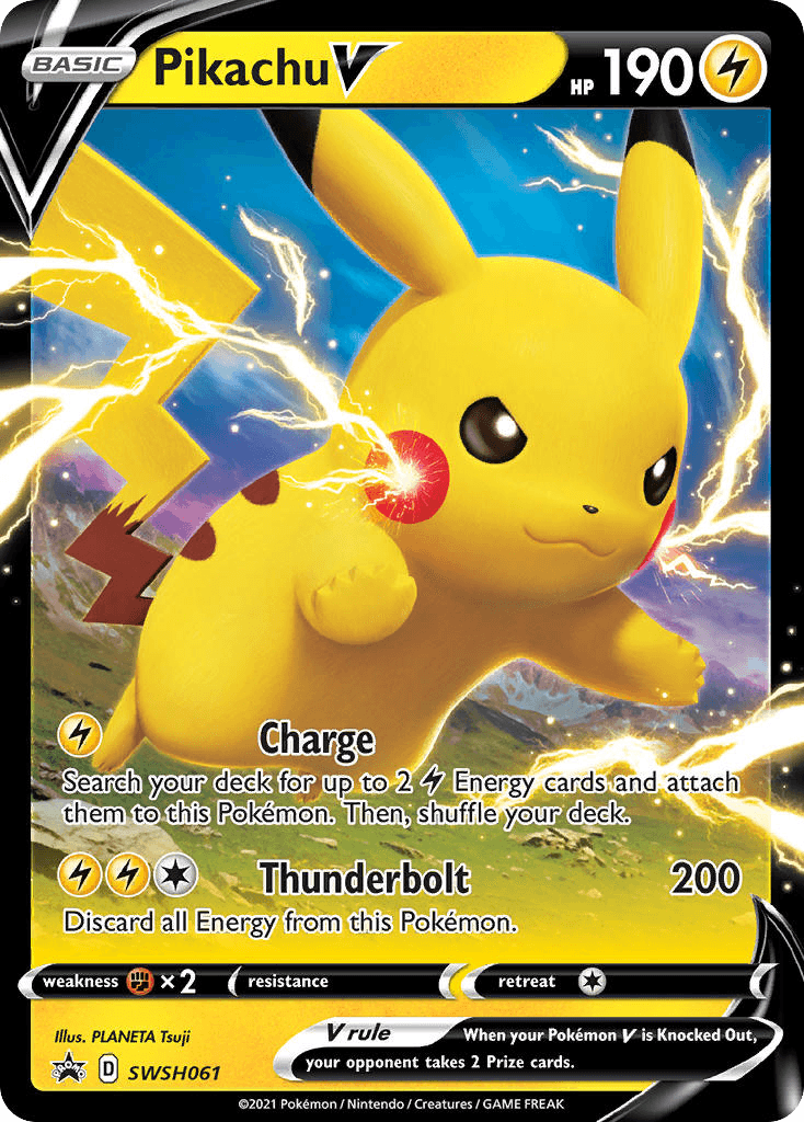 Pikachu V — SWSH Black Star Promos #SWSH061