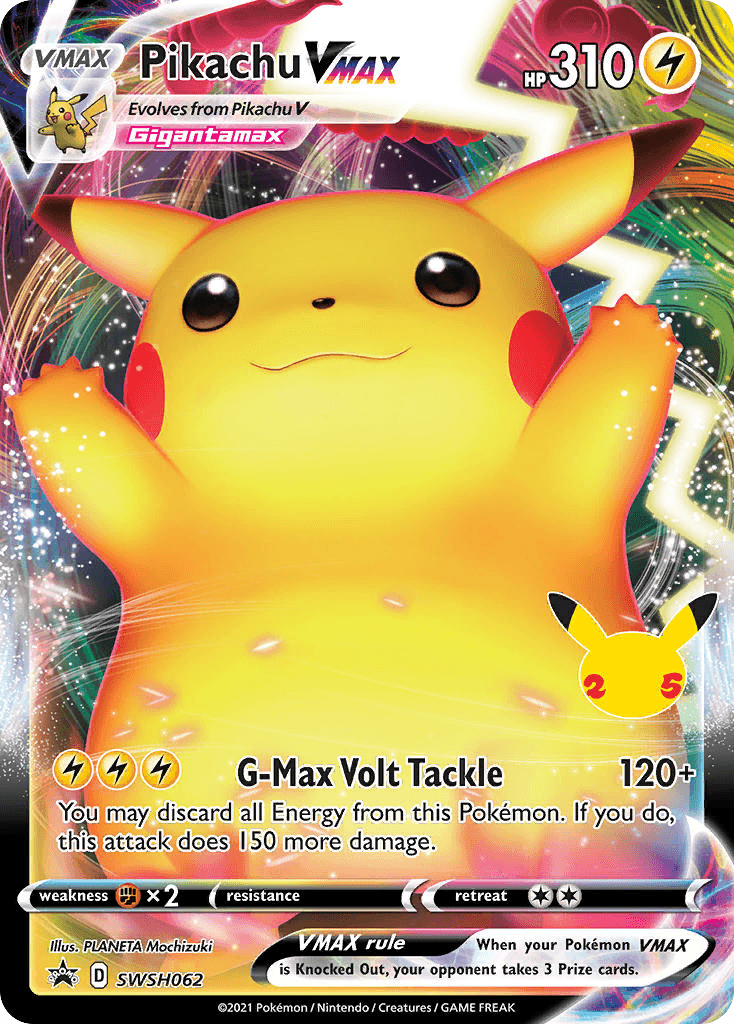 Pikachu VMAX — SWSH Black Star Promos #SWSH062