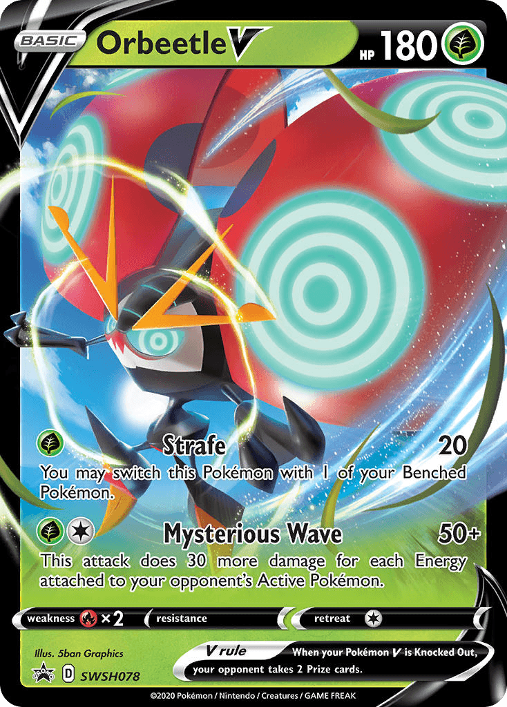 Orbeetle V — SWSH Black Star Promos #SWSH078