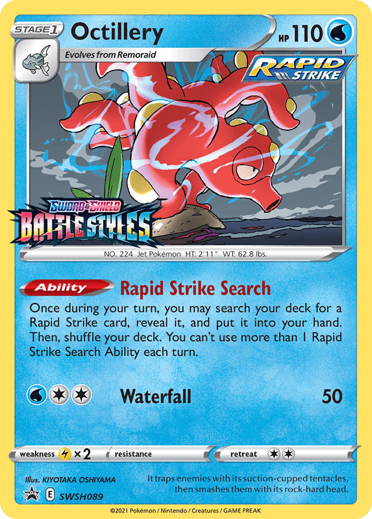 Octillery — SWSH Black Star Promos #SWSH089