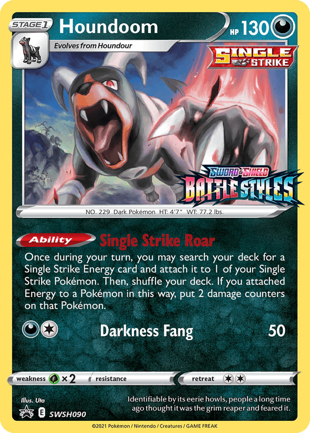 Houndoom — SWSH Black Star Promos #SWSH090