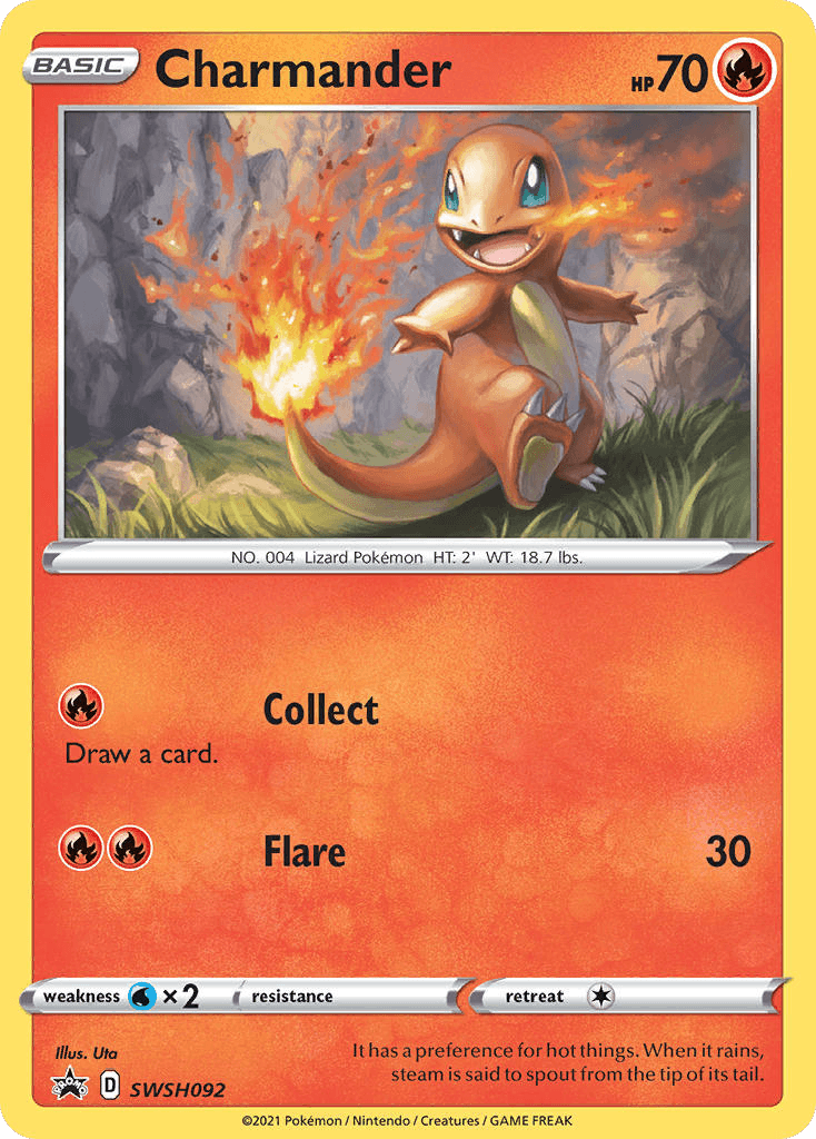 Charmander — SWSH Black Star Promos #SWSH092