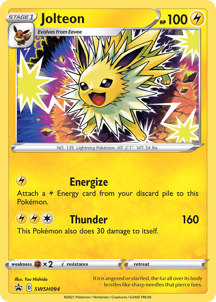 Jolteon — SWSH Black Star Promos #SWSH094
