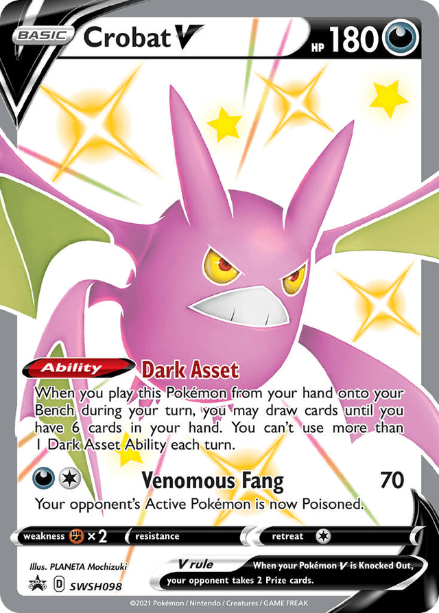 Crobat V — SWSH Black Star Promos #SWSH098