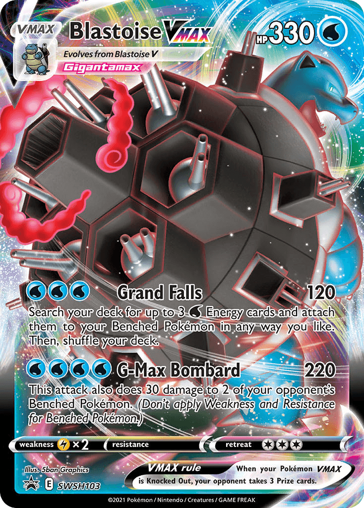 Blastoise VMAX — SWSH Black Star Promos #SWSH103