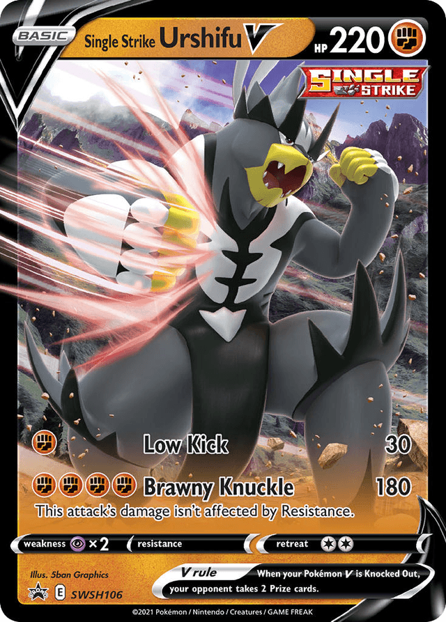 Single Strike Urshifu V — SWSH Black Star Promos #SWSH106