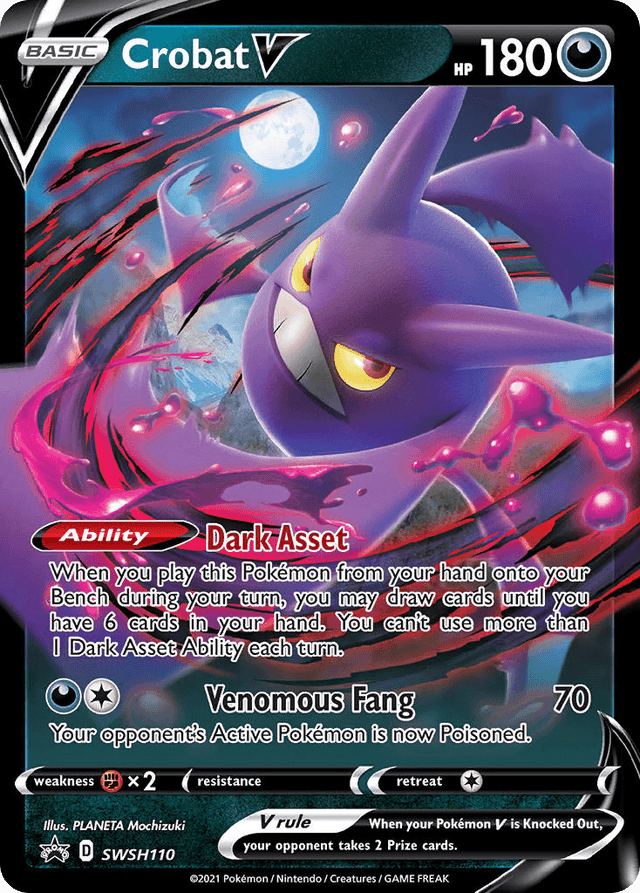 Crobat V — SWSH Black Star Promos #SWSH110