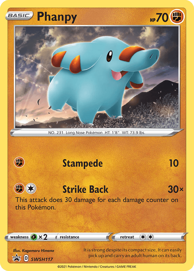 Phanpy — SWSH Black Star Promos #SWSH117