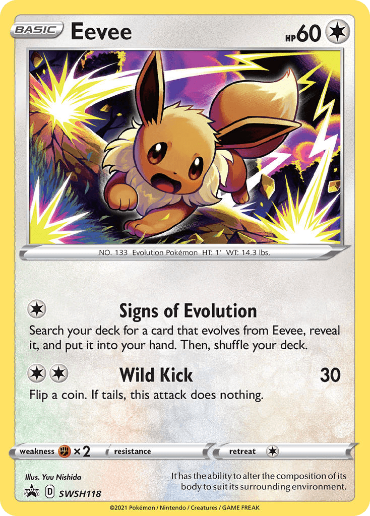 Eevee — SWSH Black Star Promos #SWSH118