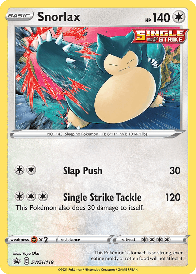 Snorlax — SWSH Black Star Promos #SWSH119