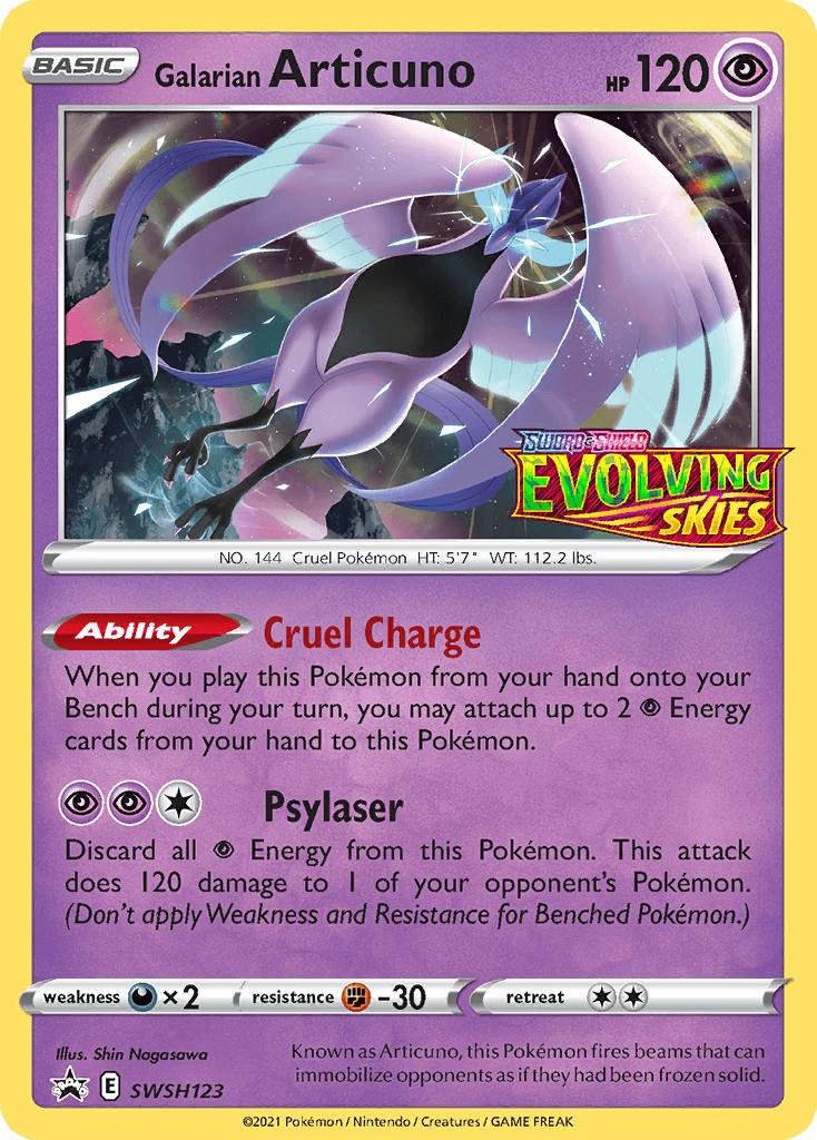 Galarian Articuno — SWSH Black Star Promos #SWSH123