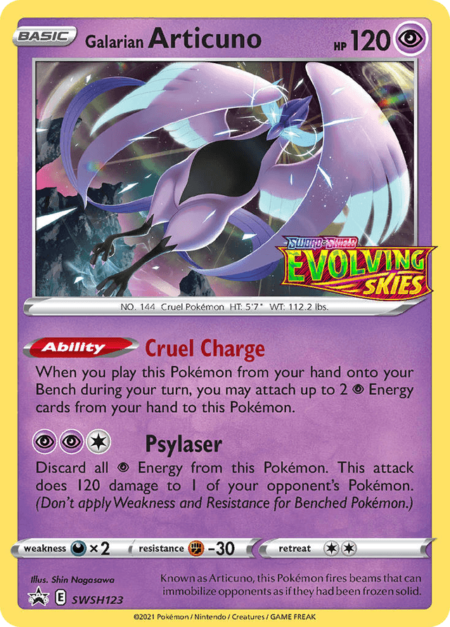 Galarian Articuno — SWSH Black Star Promos #SWSH123