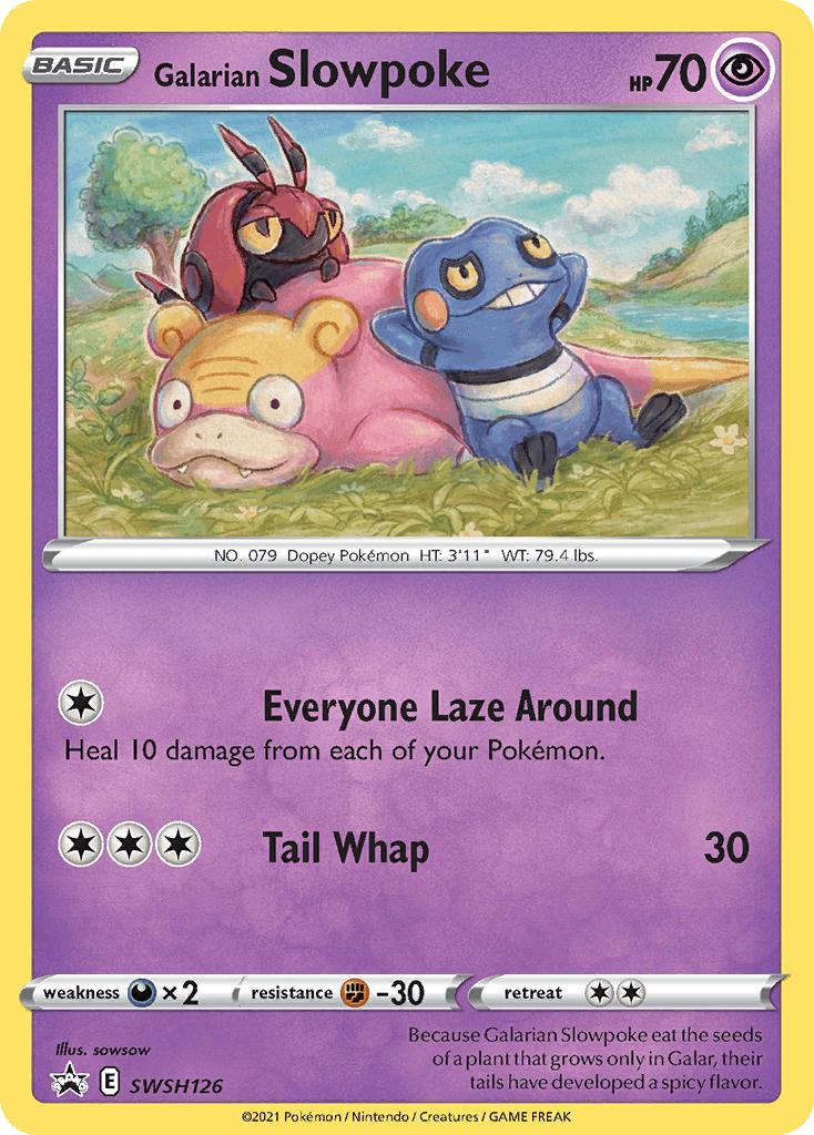 Galarian Slowpoke — SWSH Black Star Promos #SWSH126