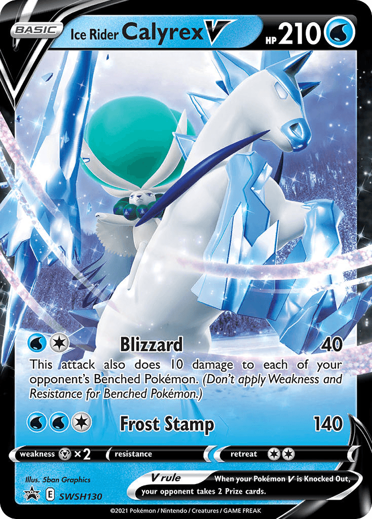 Ice Rider Calyrex V — SWSH Black Star Promos #SWSH130
