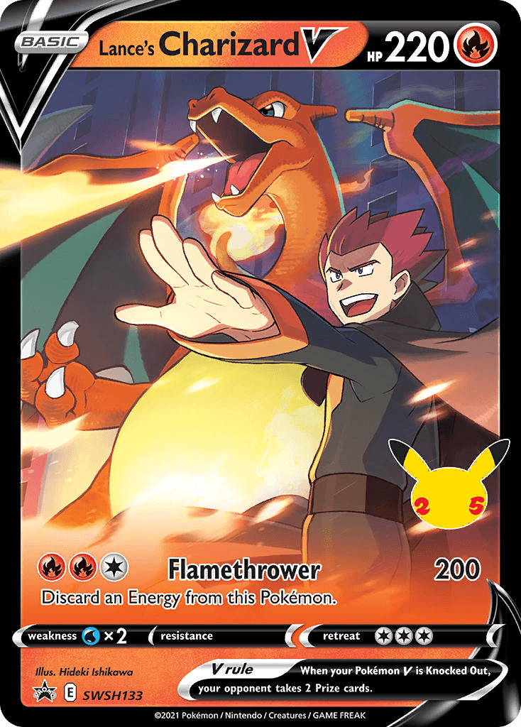 Lance's Charizard V — SWSH Black Star Promos #SWSH133