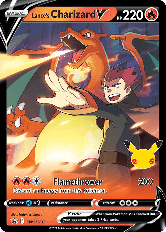 Lance's Charizard V — SWSH Black Star Promos #SWSH133