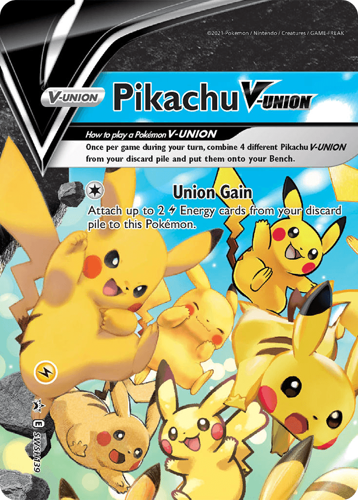 Pikachu V-UNION — SWSH Black Star Promos #SWSH139