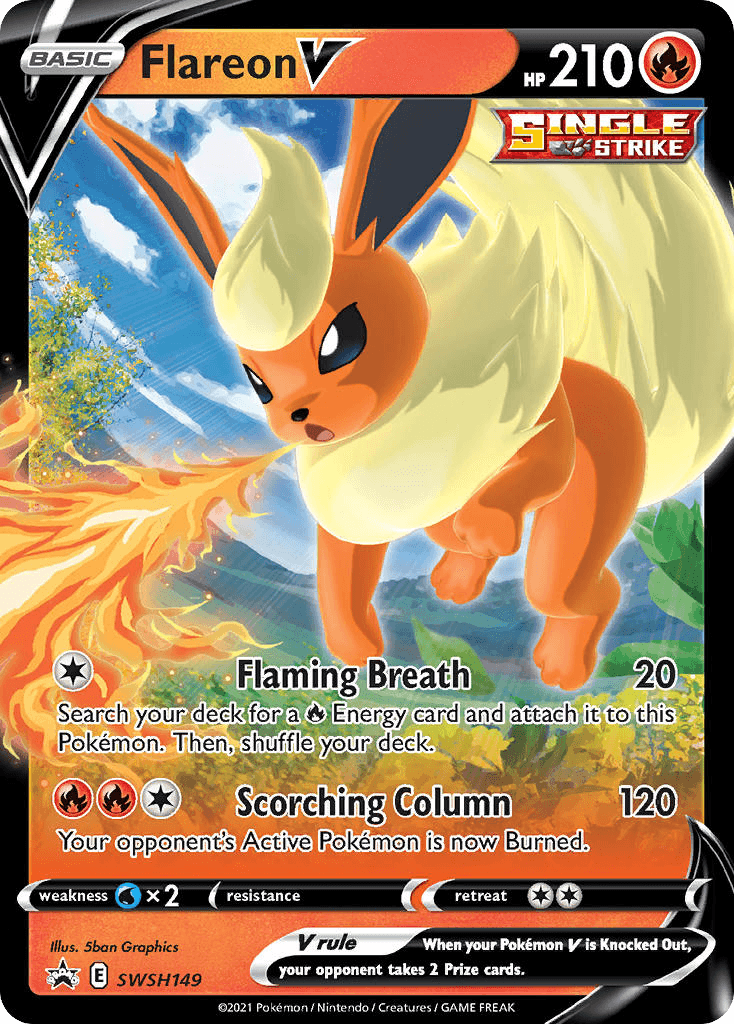 Flareon V — SWSH Black Star Promos #SWSH149