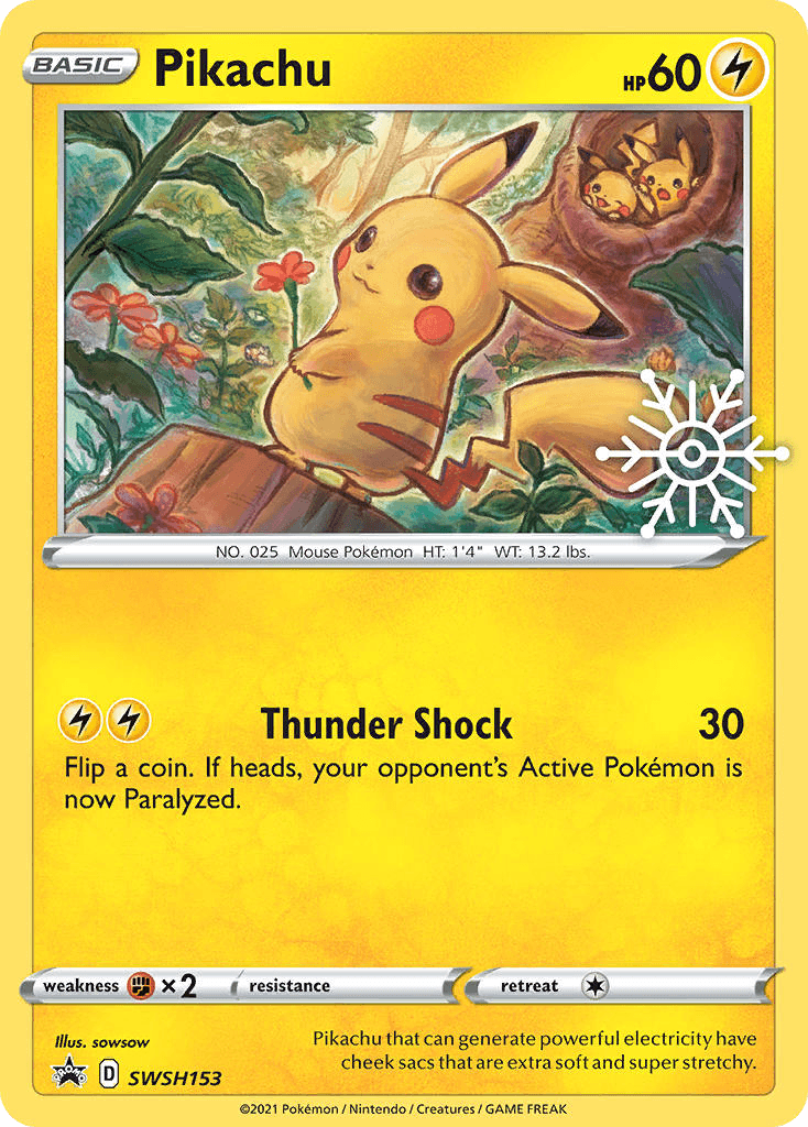 Pikachu — SWSH Black Star Promos #SWSH153