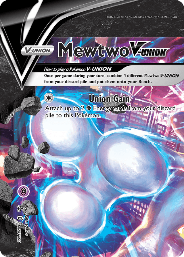 Mewtwo V-UNION — SWSH Black Star Promos #SWSH159