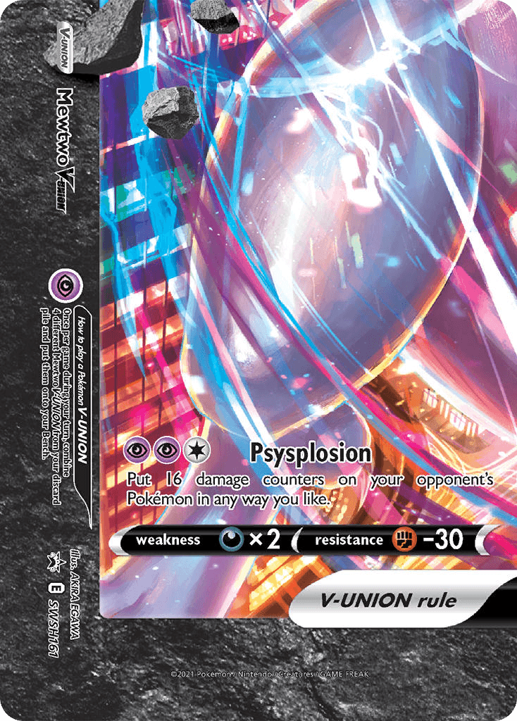 Mewtwo V-UNION — SWSH Black Star Promos #SWSH161
