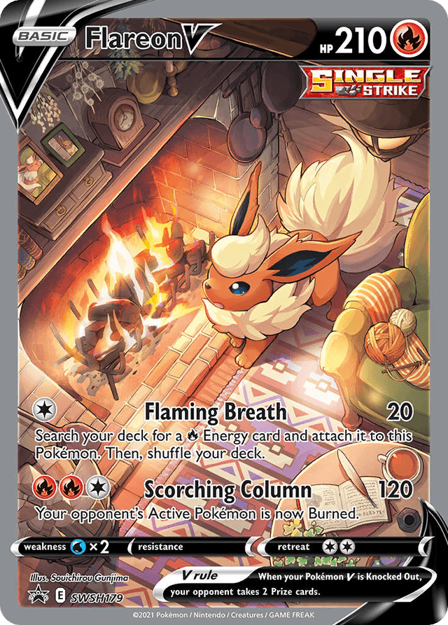 Flareon V — SWSH Black Star Promos #SWSH179