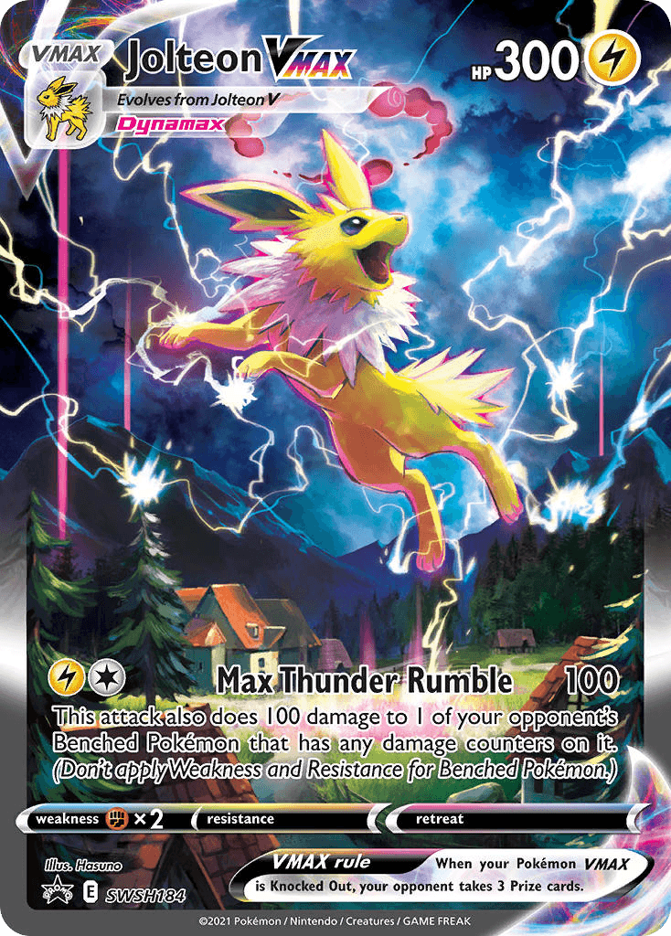 Jolteon VMAX — SWSH Black Star Promos #SWSH184