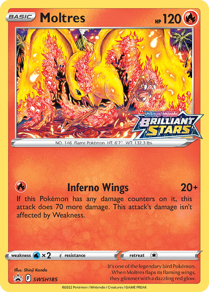 Moltres — SWSH Black Star Promos #SWSH185