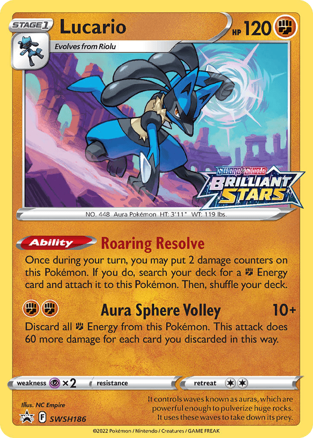 Lucario — SWSH Black Star Promos #SWSH186
