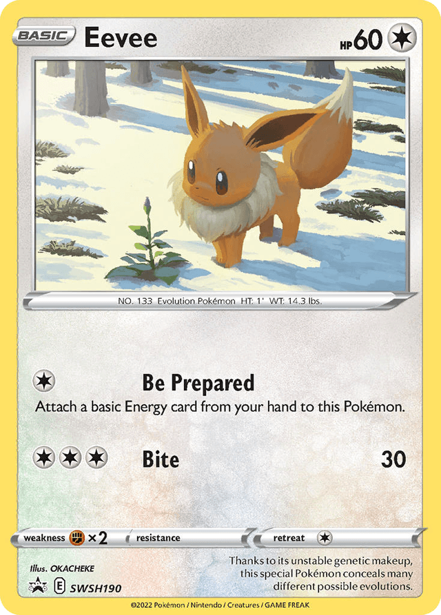 Eevee — SWSH Black Star Promos #SWSH190
