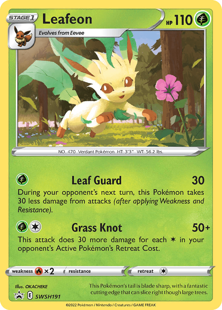 Leafeon — SWSH Black Star Promos #SWSH191